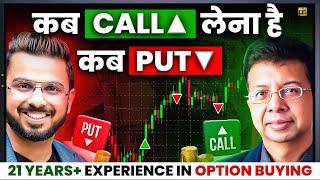 When to Buy Call & Put Options? | CE PE Option Buying Indicators | Stock Market Secrets