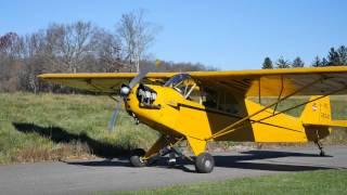 1941 Piper J3 Cub Aircraft Review with Flight in NorthEast