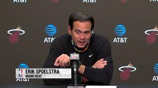 Erik Spoelstra Discusses Jimmy Butler's Return to Miami Heat, Miami Loss vs. Indiana | Post-Game