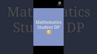 * Math's Students dp  @ evolutionzone```