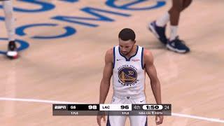 NBA 2K25 Emirates NBA Cup  Mode | CLIPPERS vs WARRIORS FULL GAME HIGHLIGHTS