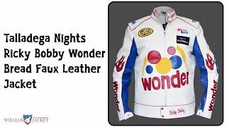 Talladega Nights Wonder Bread Faux Leather Jacket | Quality Checking | At William Jacket Store.