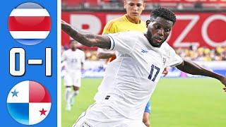 Costa Rica vs Panama 0-1 Resumen y Goles Completo 2024 HD