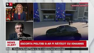 SURSE: IOHANNIS, PLIMBAT ÎN BĂTAIE DE JOC. ESCORTA POLIȚIEI S-AR FI RĂTĂCIT CU IOHANNIS. B1TV_7 nov.