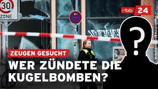 Wer zündete die Kugelbomben? Polizei fragt Bevölkerung nach Hinweisen