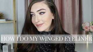 WINGED EYELINER TUTORIAL | Kaelin Fox