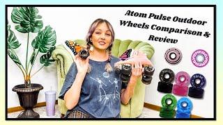 Roller Skate Outdoor Wheels, Atom Pulse vs Moxi Gummy vs Radar Energy 57's