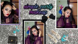 SIMPLE PARTY MAKEUP.EASY MAKEUP  LOOK STEP BY STEP.(ANISHA DAS)......#evergreenwithanisha