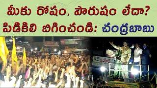 TDP Chief Chandrababu Naidu Public Meeting in Kurnool ||Samayam Telugu