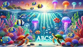 Ocean Animal ABCs: Learn Your Letters with Sounds!#abcd #nurseryrhymes #phonicsong #kidssongs