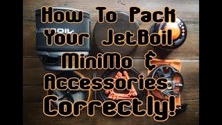 How to pack away you Jetboil MiniMo and accessories correctly…