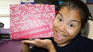 2016 Loot Crate Loot4FanGirls Unboxing - Limited Edition!