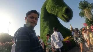 Dubai Miracle Garden ||  Mashum Billah Vlog || Go Pro 10 Video No Edit