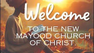 DR. MICHAEL MOORE AT THE NEW MAYWOOD CHURCH OF CHRIST