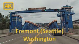 Driving in Fremont, Seattle, Washington - 4K60fps