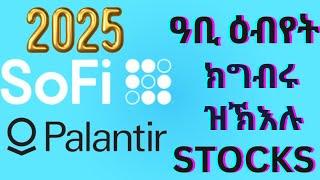 2025 ዝበለጸ ውኢት ከምጽኣ ዝኽእላ //PLTR & SOFI//  #FUTURE VISION#tigrigna #habesha #eritrean #tigray