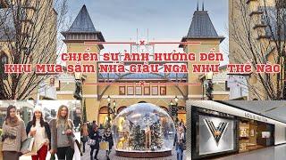 Chiến Sự Ảnh Hưởng Đến Khu Mua Sắm Nhà Giàu NGA Như Thế Nào???Nước Nga 2022. Vnukovo Outlet Village