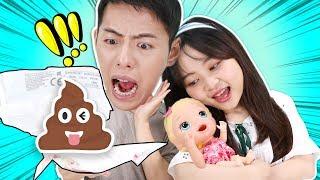 Baby Alive to eat Baby doll toy play | Xiaoling toys