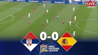 SERBIA vs SPAIN | UEFA Nations League 24/25 Full Match