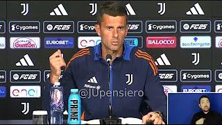 Conferenza stampa THIAGO MOTTA pre Juve-Roma: "Koopmeiners Nico e Conceicao in forma e convocati..."