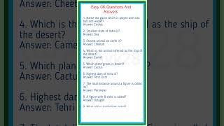 Top 10 Gk question and answer in english | Gk questions #anshuyadavknowledge