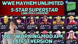 WWE Mayhem Mod Apk v1.64.137  WWE Mayhem Unlimited 6 Star Superstar Lootcase v1.64.137  WWE Mayhem