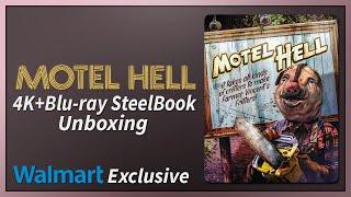 Motel Hell Walmart Exclusive 4K+2D Blu-ray SteelBook Unboxing