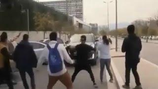 Watch Lionel Messi Almost Kills Fans with His Car!