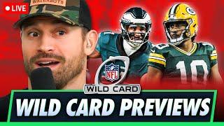 Eagles vs Packers, Lamar Jackson vs Russell Wilson & Vikings vs Rams | NFL Wild Card Previews