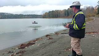 Marine Amphibious Drone M300 on floats!