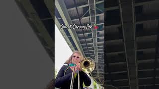 Sweet Cherry Pie cover with Banda Bomba Latin Jazz #trombonegirl #latinjazz #jazz #latinfusion