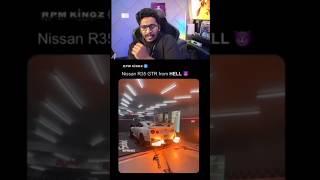 Nissan R35 GTR from HELL ️ reels reaction eagle gaming #eaglegaming #reels #shorts