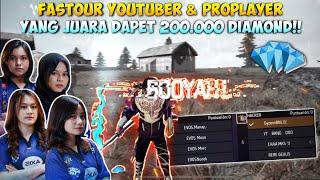 FT KREATOR & YOUTUBER AKHIRNYA BISA JUARA!! AUTO DAPET 200.000 DIAMOND!!