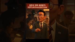 김민석 의혹 바로알기. 극단적 선택 투서사건의 진실