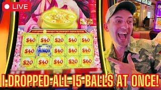  I DROPPED the GRAND JACKPOT  ALL 15 Balls DROPPED at ONCE!