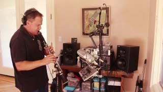 Martin Rossip - clarinet solo on Gordon Goodwin's Louie-ville Shuffle for big-band