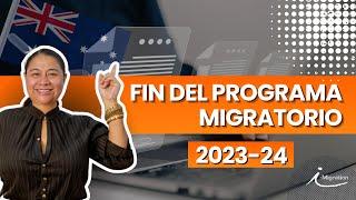 Fin del Programa Migratorio 2023-24