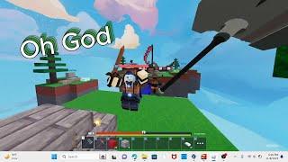 1 vs 2 in Roblox Bedwars!