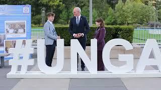 Ireland's Minister for Foreign Affairs, Simon Coveney, at the UN General Assembly 2022