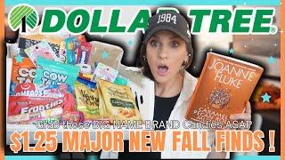 $92.00 DOLLAR TREE HAUL | BIG $1.25 FALL HIDDEN GEMS that are SO GOOD | CUTE FALL BOOK FOUND