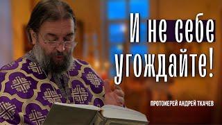 Всё, что написано, предназначено для нашего утешения и надежды. Отец Андрей Ткачёв