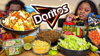 FULLY LOADED DORITOS NACHOS!!! | HASHTAG THE CANNONS | MUKBANG EATING SHOW