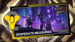 Desperate Measures Master Difficulty All Champions and No Wipes! | Destiny 2 Master of Survival