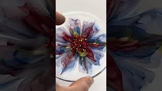 Wow! Simple yet stunning! #resinbloom #resinart #customcarvingandepoxyuk tutorial live now 