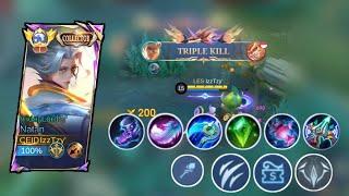 BEST BUILD NATAN GOLD LANE - BUILD DAN EMBLEM TERBAIK NATAN - NATAN TOP GLOBAL - NATAN BEST BUILD