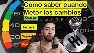 3 Formas de METER CAMBIOS en carro manual, No te compliques al aprender a conducir