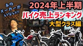 揺るがぬ王者！2024年上半期バイク売上ランキング！大型クラス編！