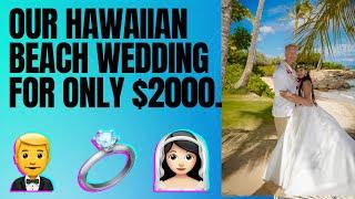 Hawaiian Beach Wedding package, on a budget.