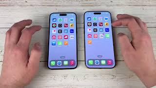 iphone 15 Pro Max Vs iphone 16 Pro Max Speed Test Conparison