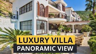 Villa For Sale in Alanya Turkey. Villa in Turkey with pool and sea views. Real estate in Turkey.